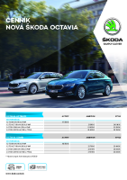 Skoda Octavia - cennik 2020-04 SK EUR